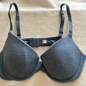 Auden “The Everyday” 38B Heather Blue T-Shirt Bra Cotton Blend EUC